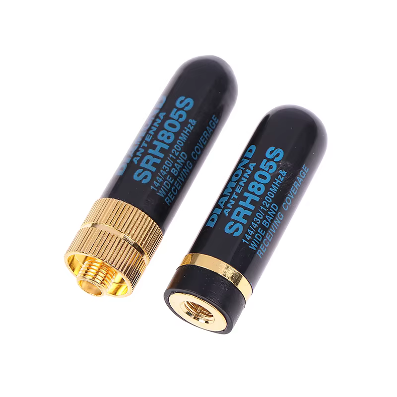 1PC SMA-M/SMA-F Dual Band Antenna UHF+VHF SRH805S Walkie Talkie for Baofeng/YAESU.