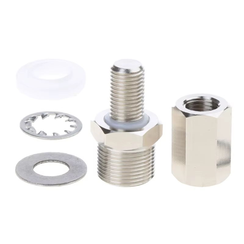 Heavy Duty CB Antenna Stud Mount Adapter Copper with SO-239 Connector for Mounting 3/8 X 24 Threads CB HAM Radio Antenna