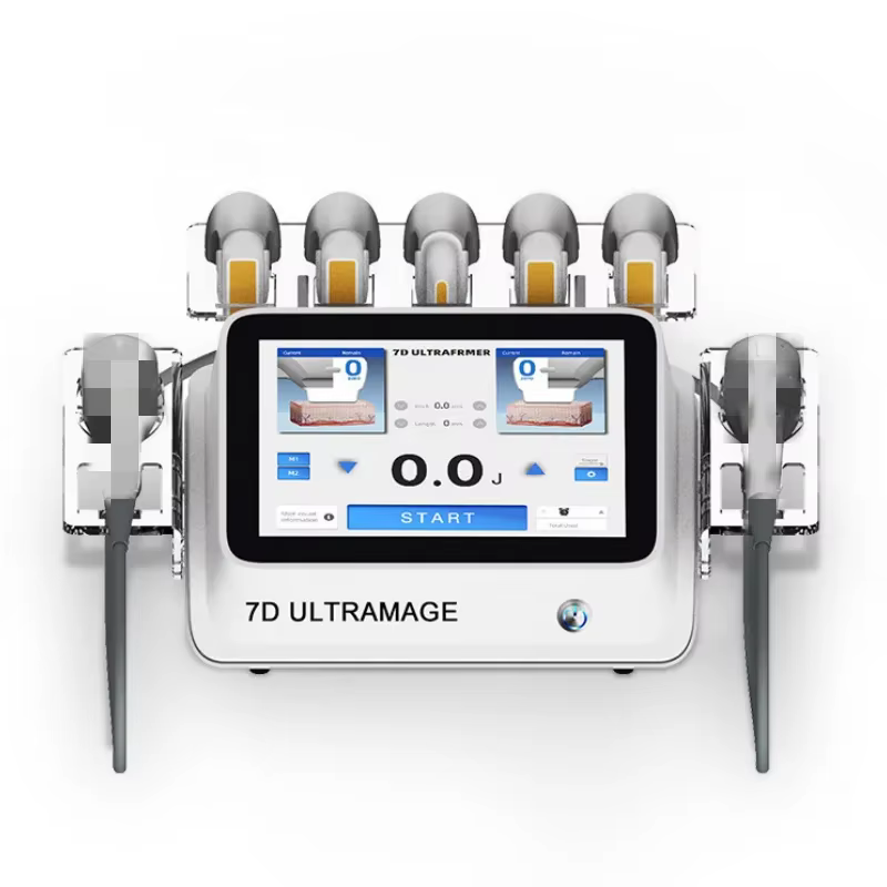 7D HIFU High Intensity Focused Ultrasound Machine SMAS Lifting Facial Body Skin Tightening Anti-Aging Salon Equipment