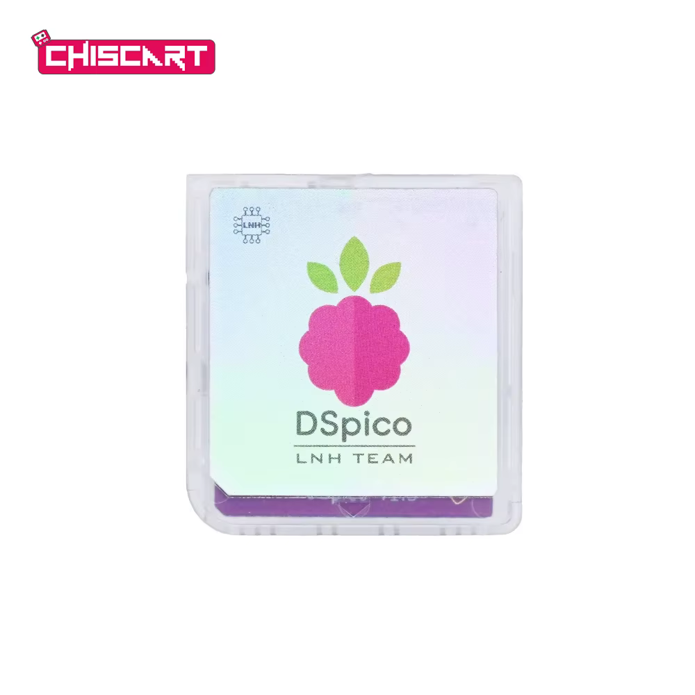 Chiscart DSpico Game Reader Cart Injection Molded Transparent Case with RP2040 MCU For NDS NDSL DSi 3DS Console