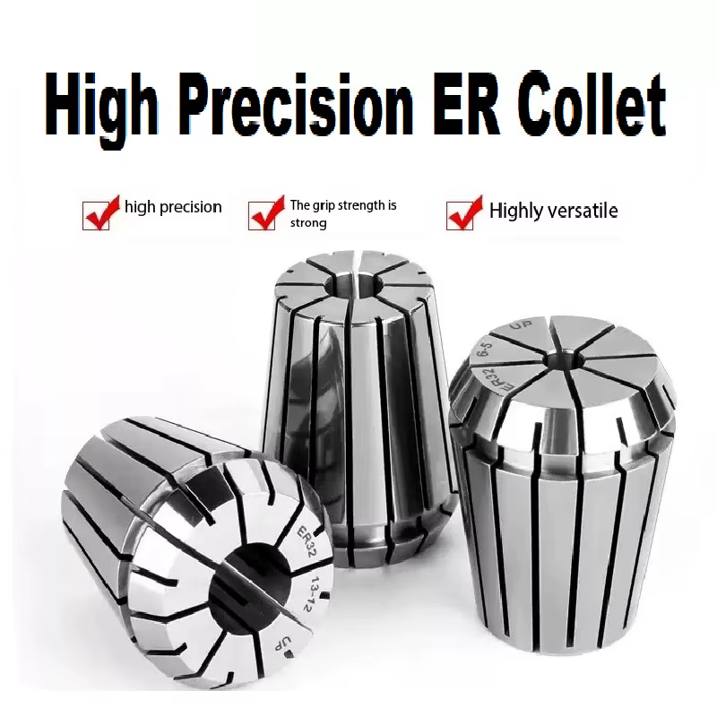 ER8 ER11 ER16 ER20 ER25 ER32 ER40 ER Spring Collet Chuck 0.008mm 0.005mm for CNC Milling Tool Holder Engraving Machine