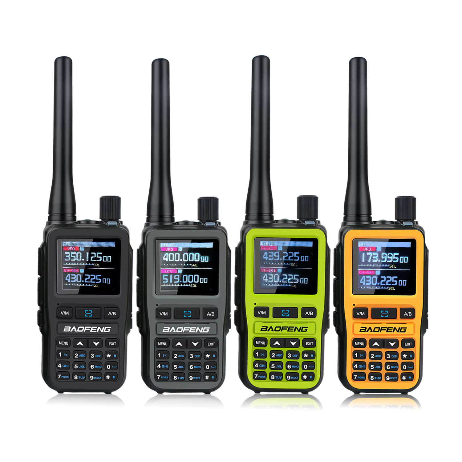 2PCS/Pack Baofeng UV-5R Mini Dual Band Dual PTT Walkie Talkie 5RMINI Air Band Rx 5W Compact VOX FM Amateur Radio Type-C Charge