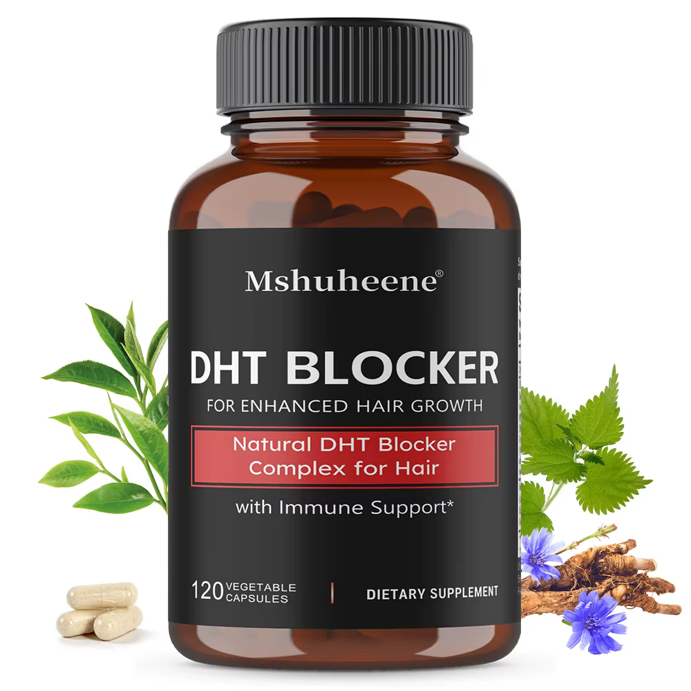DHT Blocker Supplement with Saw Palmetto-Supports Hair Regrowth, Strengthens Hair & Scalp, Boosts Hair Thickness for Men & Women