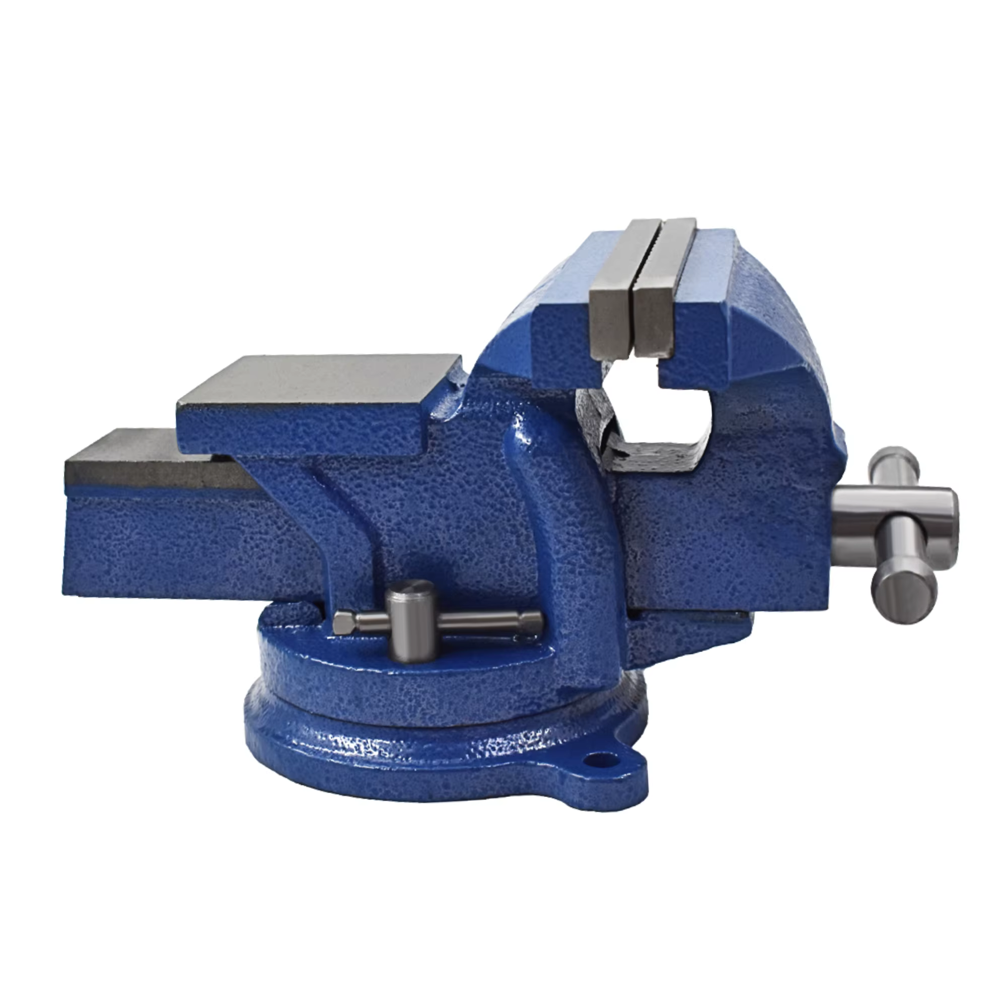 5" Bench Vise with Anvil 360° Swivel Locking Base Table Top Clamp Heavy Duty Vice Swivel Base Bench
