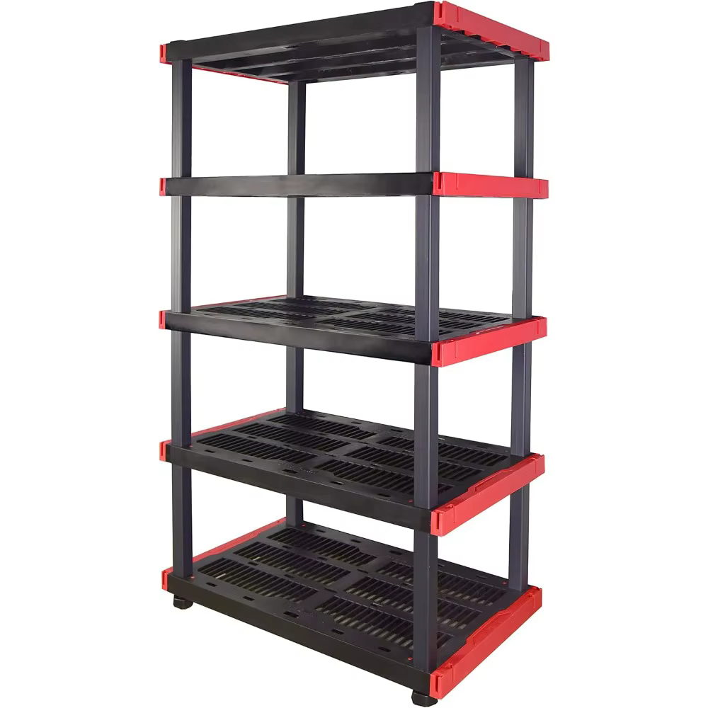 CX Craftsman, 4-Tier/5-Tier Highly Durable Storage Rack, 200lbs/shelf, (72.3H x 40W x 24D) Interlocking Shelving Unit Weather