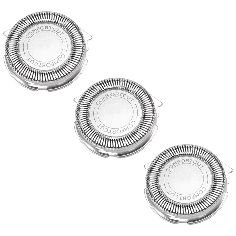 3Pcs SH30/50/52 Shaver Replacement Heads for Philips Electric Shavers Series 1000, 2000, 3000, 5000