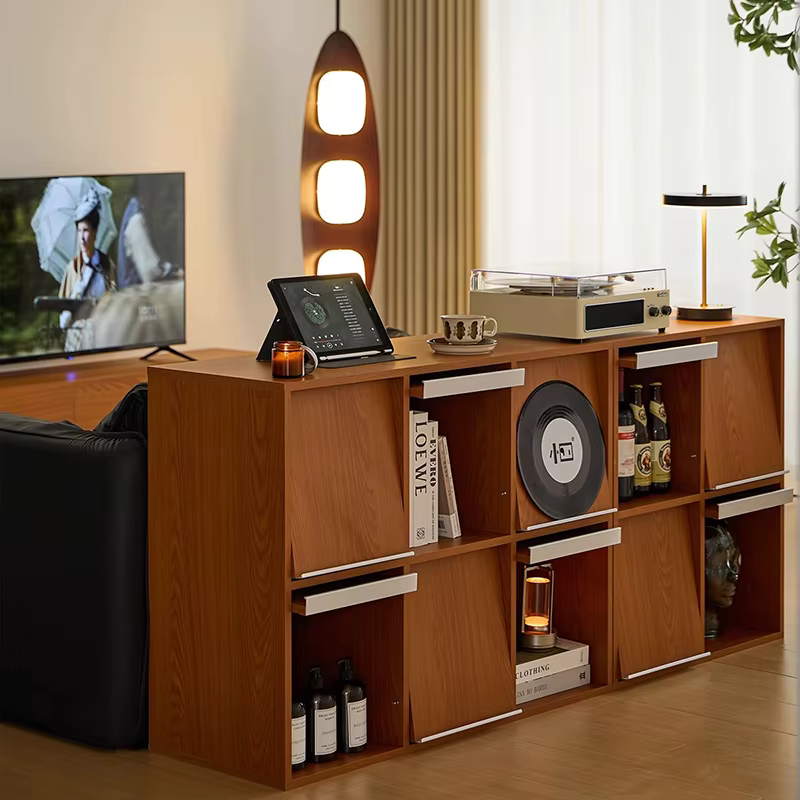 Nordic Simple Living Room Cabinets Display Design Rustic Aesthetic Living Room Cabinets Elegant Glamour Vitrina Home Furniture