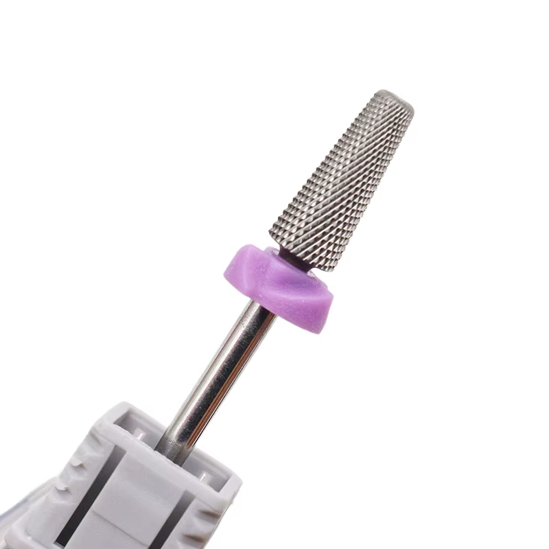 XXF 5-in-1 Multifunction Round Tungsten Carbide Nail Drill Bit for Left Right Hand Electric File Manicure Pedicure