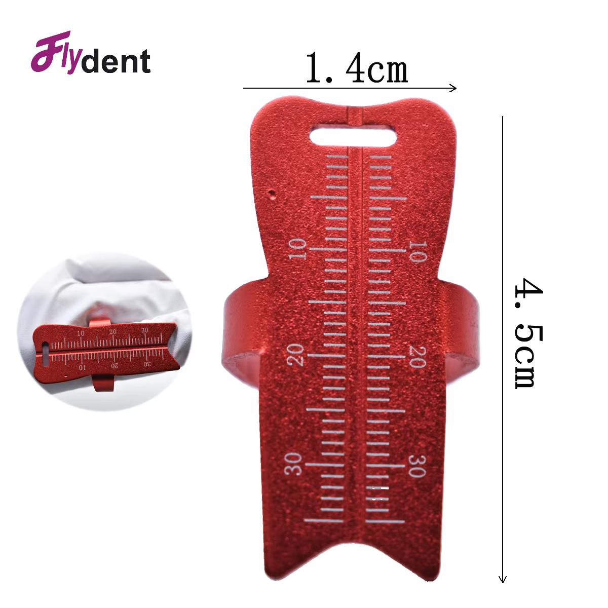 Dental Instrument Endo Ruler Ring Finger Measuring For Endo Files Endondontic Root Canal NITI Dentist Tool