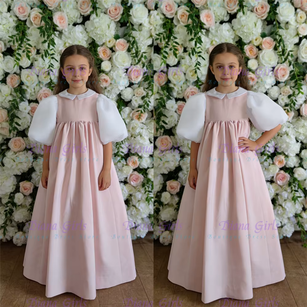 2026 New Quality Flower Girl Dress Tulle Fluffy With Exquisite Pleated Design For Kids Birthday Party Evening Ball Gowns