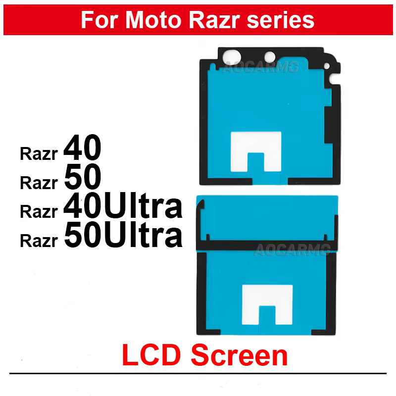 For Moto Razr 40 Ultra 50 50U 40U Inner Screen Adhesive LCD Display Sticker Glue Back Cover Adhesive Replacement
