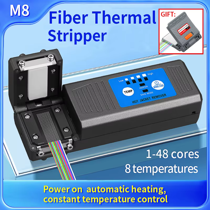 COMPTYCO AUA-M8 Fiber Optic Thermal Stripper Pliers Heated Optical Fiber Wire Stripper Slitter Ribbon Fiber Hot Stripping Tool