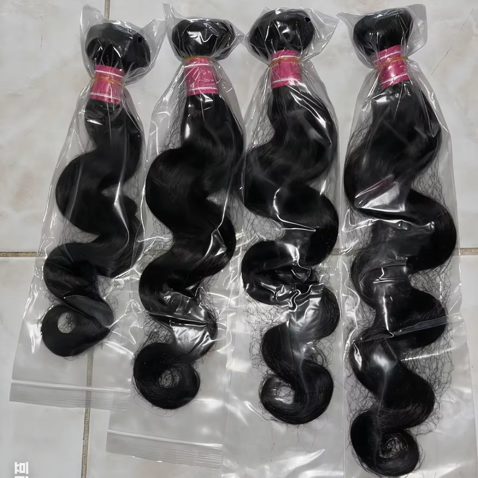 Body Wave Human Hair 3/4 Bundles 8-30 Inches Unprocessed Brazilian Human Hair Weave Bundles Raw Hair Bundles Weave Extensions