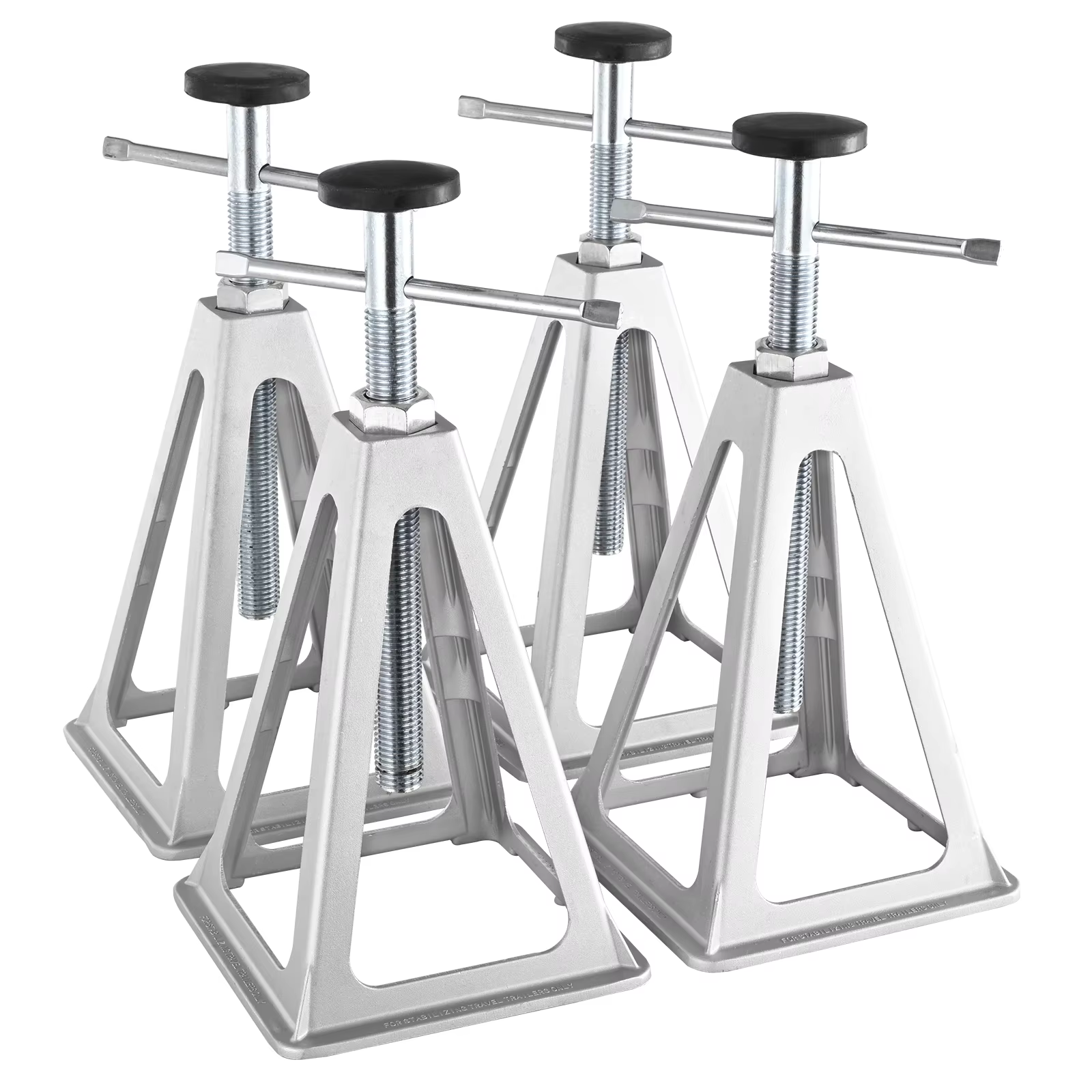 SucceBuy RV Stabilizer Jacks, 4 Pack Aluminum RV Leveling Jacks, Per Jack 6000 Lbs , RV Stack Jacks for RV Travel Trailer Camper