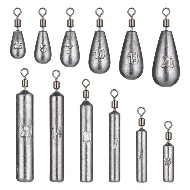 5pcs/lot 3.5g 5g 7g 10g 14g 20g Fishing Weight Sinker Water Drop Weights Carp Fishing Baits Sinker Fishing Tackle Accessories