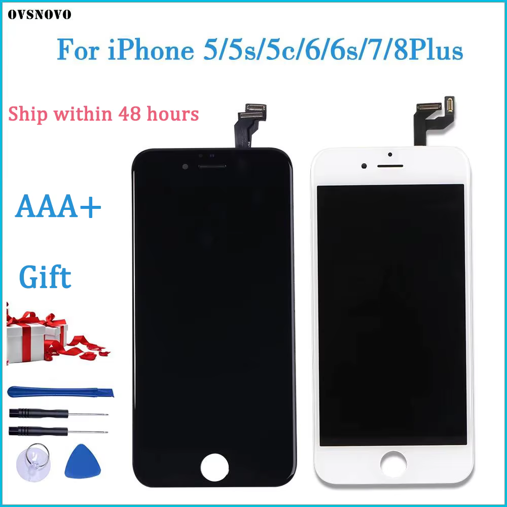 AAA+++ OEM LCD For iPhone 5 5s 5c 6s 7 8PlusLCD Touch Screen Digiziter Assembly For iPhone 6 6sPlus 7 8 Display